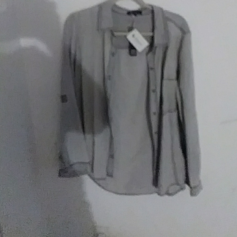 Velvet heart Grey blouse